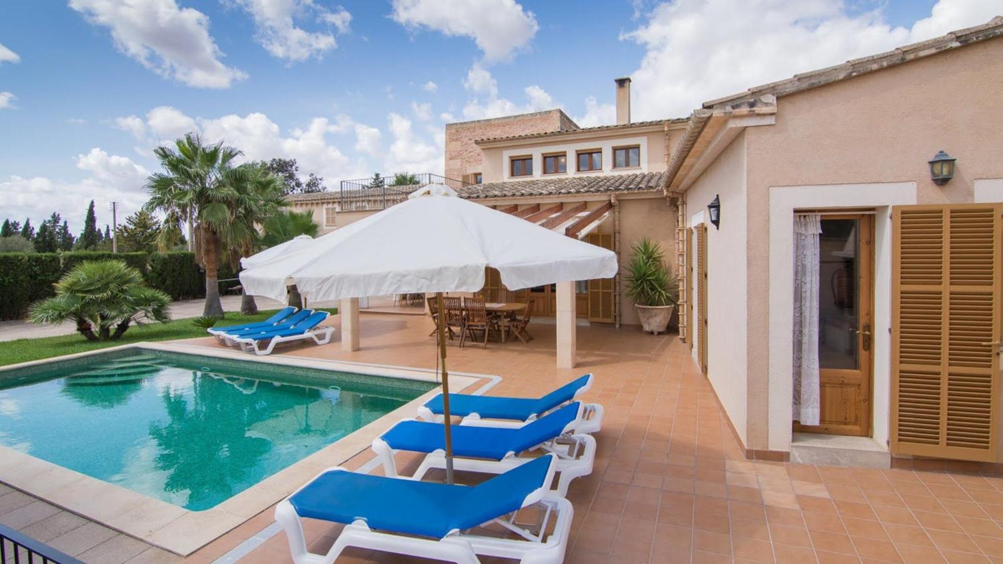 Casa Rural, Finca Rustica Con Piscina Cas Padrins De Campos, Mallorca Eksteriør bilde