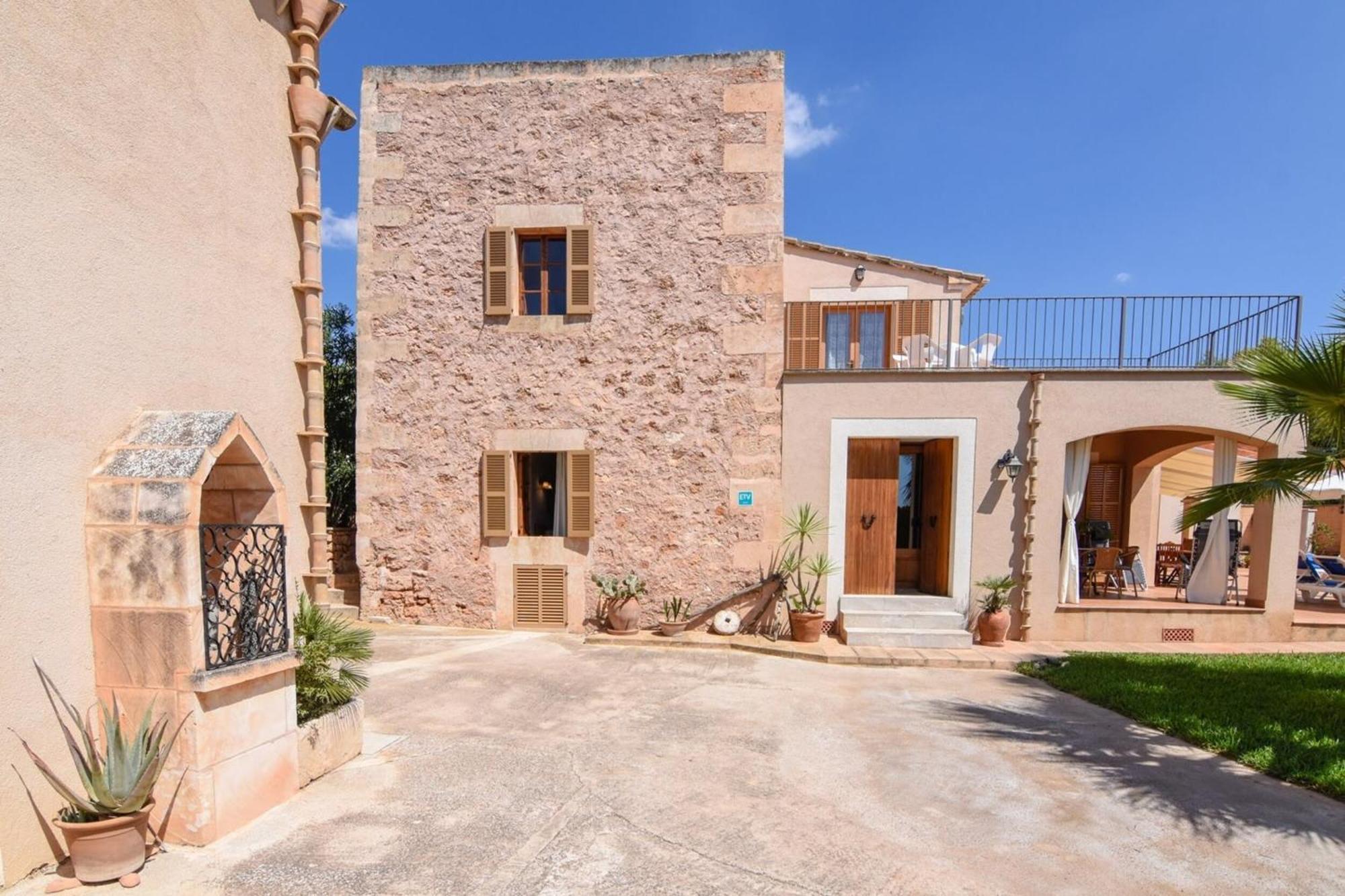 Casa Rural, Finca Rustica Con Piscina Cas Padrins De Campos, Mallorca Eksteriør bilde