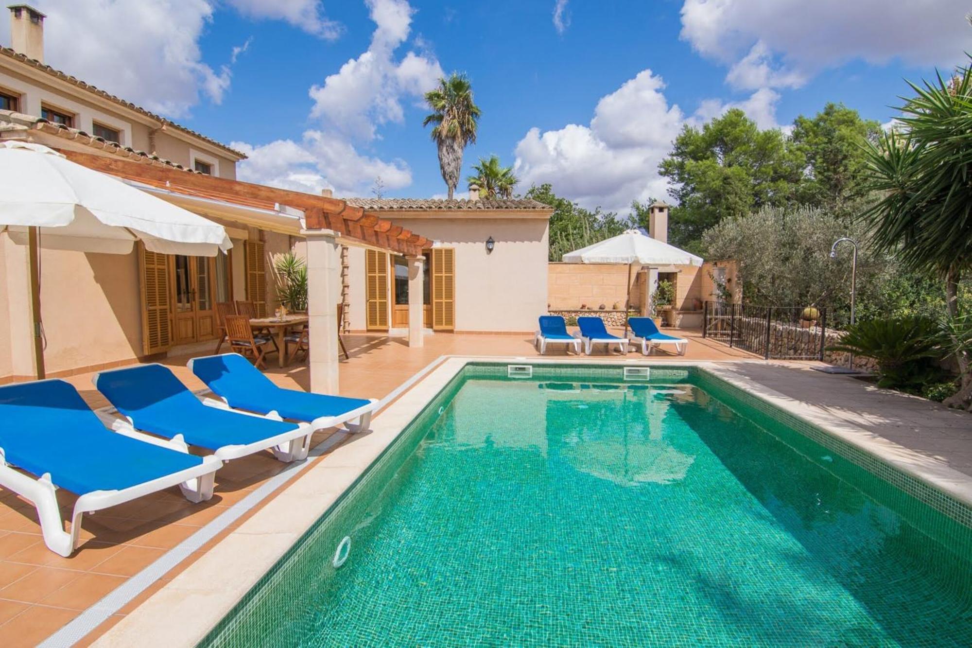 Casa Rural, Finca Rustica Con Piscina Cas Padrins De Campos, Mallorca Eksteriør bilde