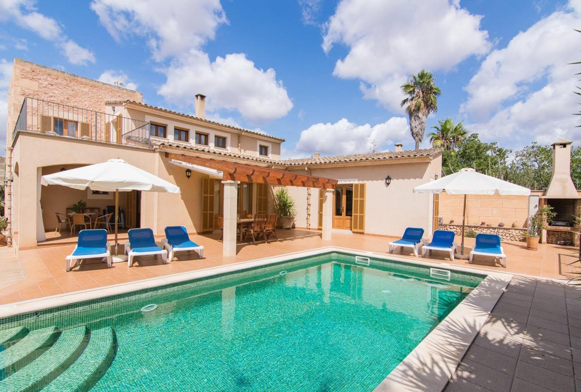Casa Rural, Finca Rustica Con Piscina Cas Padrins De Campos, Mallorca Eksteriør bilde