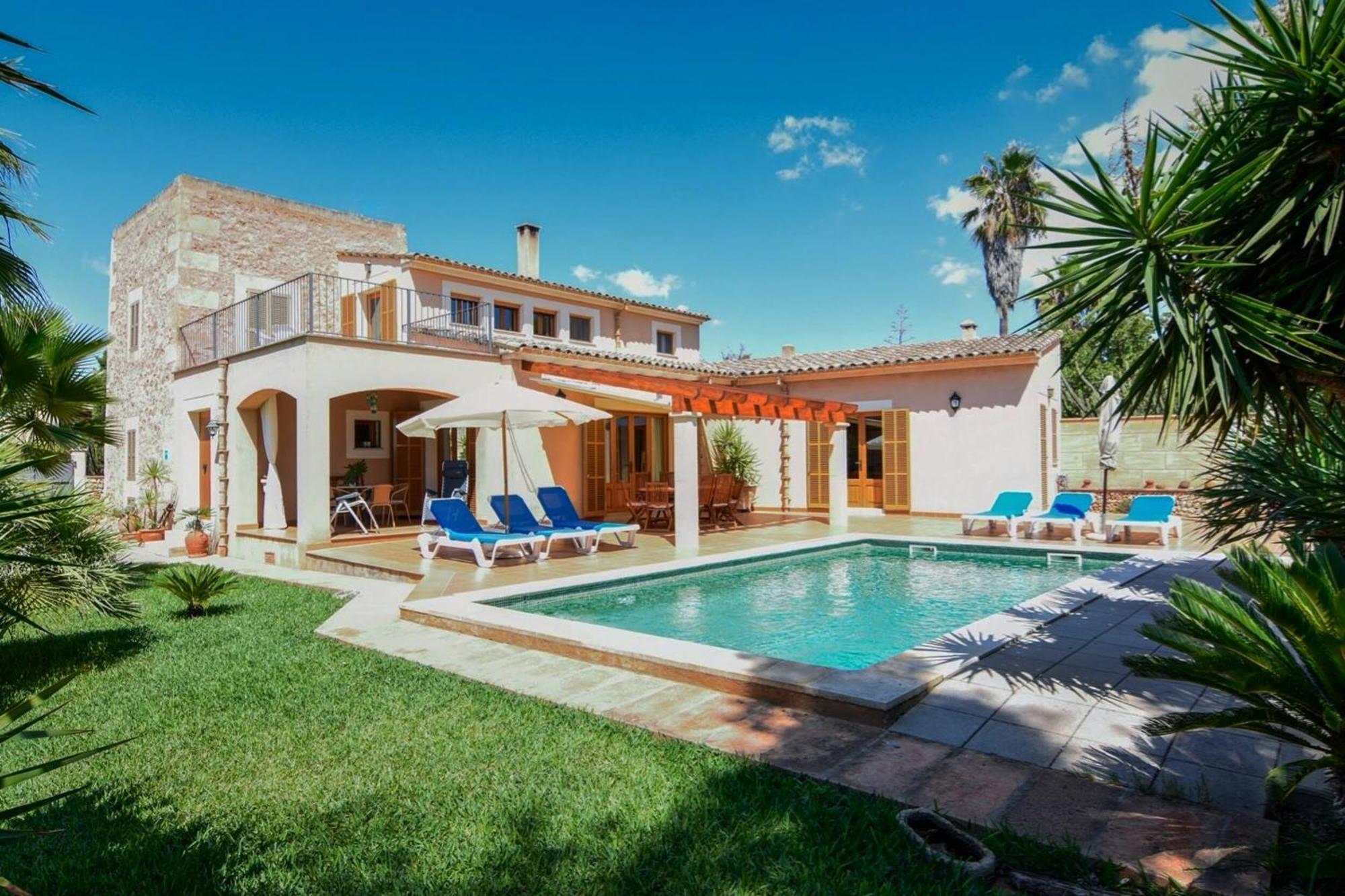 Casa Rural, Finca Rustica Con Piscina Cas Padrins De Campos, Mallorca Eksteriør bilde
