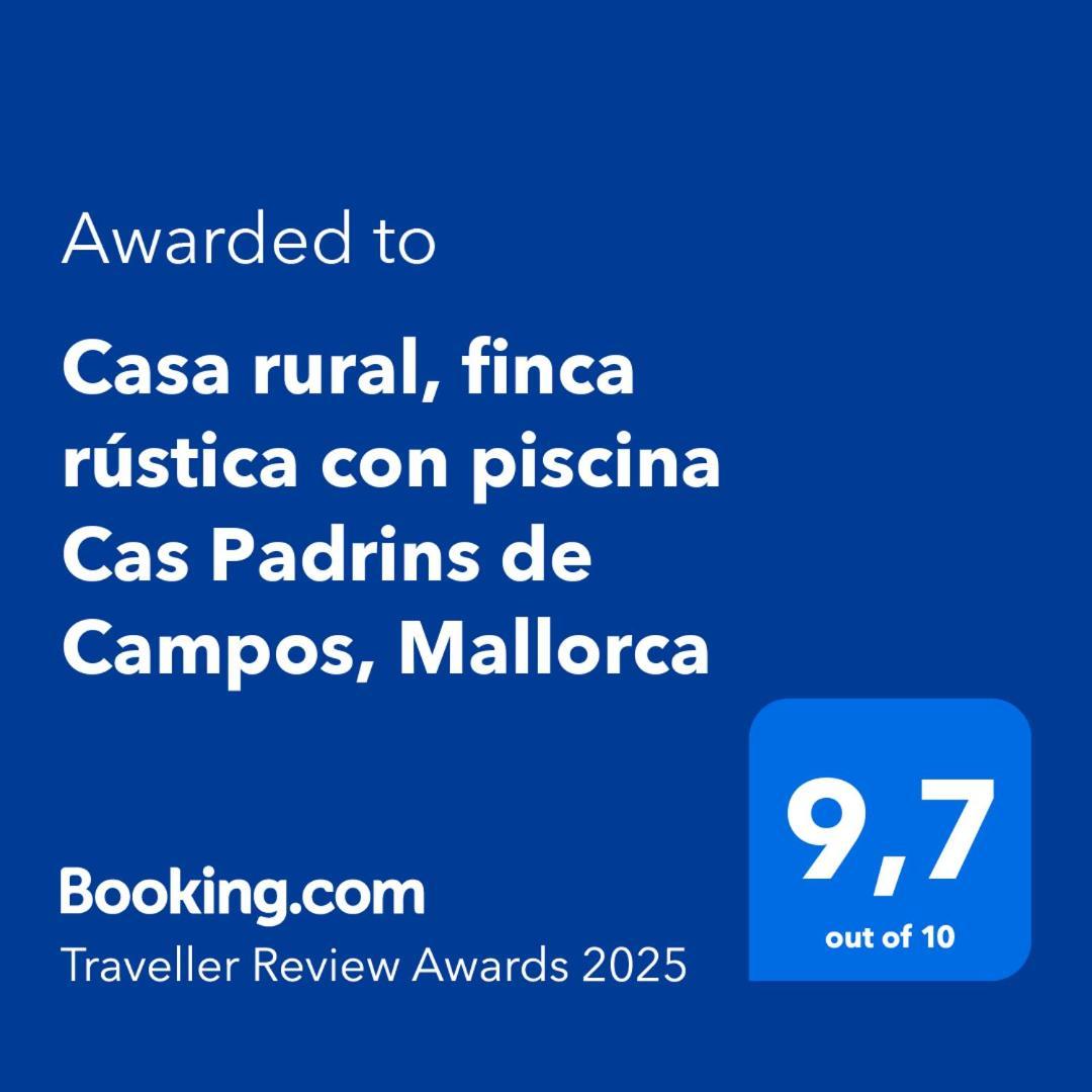 Casa Rural, Finca Rustica Con Piscina Cas Padrins De Campos, Mallorca Eksteriør bilde