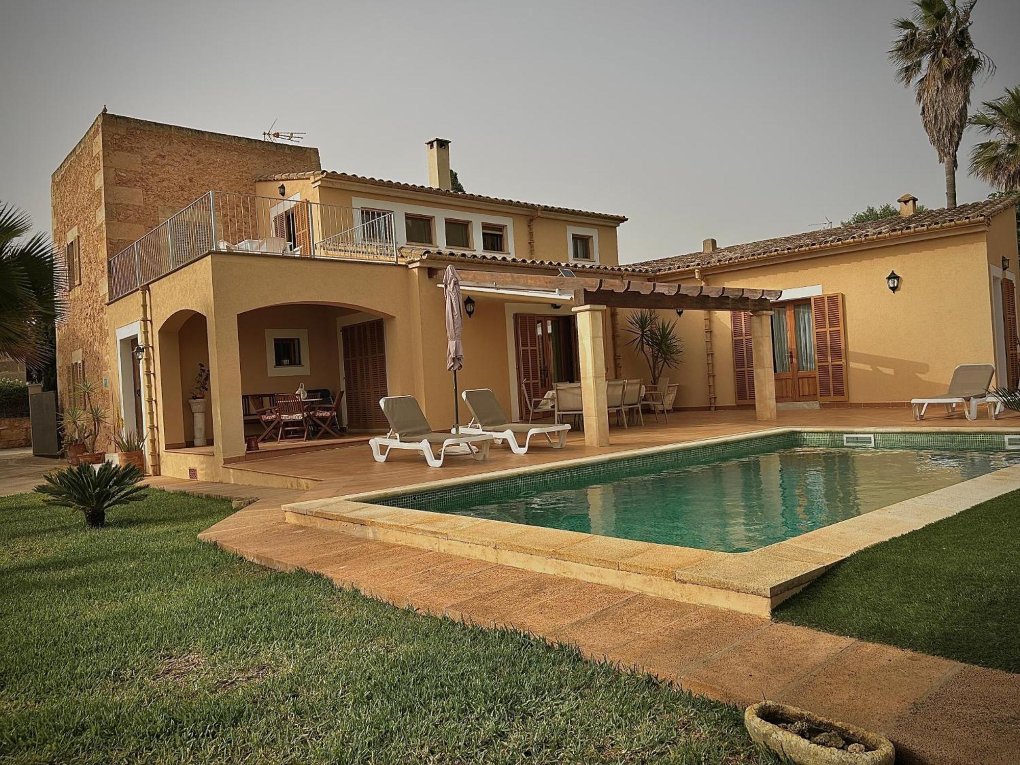 Casa Rural, Finca Rustica Con Piscina Cas Padrins De Campos, Mallorca Eksteriør bilde